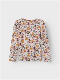 NAME IT Blomster Bluse Resta Peyote Melange